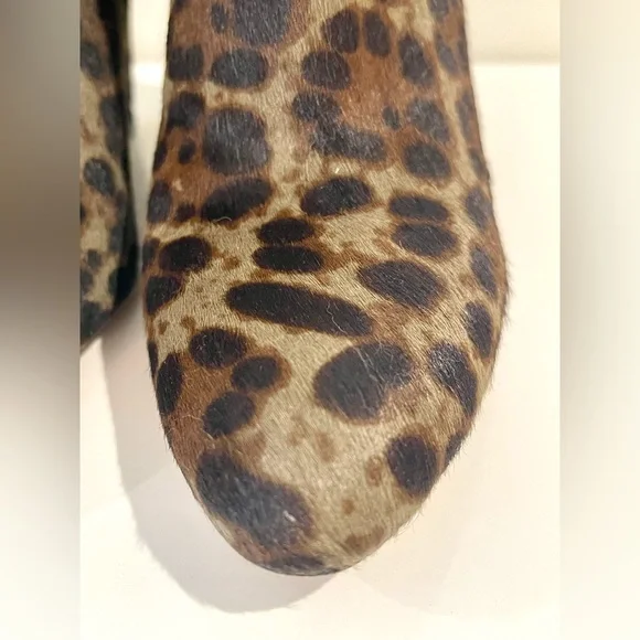 Brian Atwood Leopard Print Ankle Booties - Picture 4 of 12
